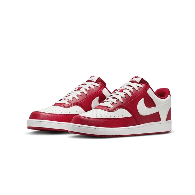 Кросівки чоловічі Nike Court Vision Low 43 Червоно-білий HM9862-600 - зображення 3