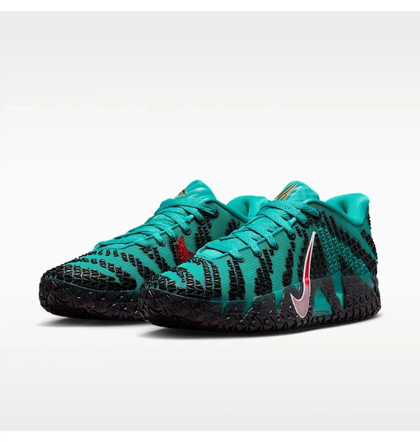 Кроссовки унисекс Nike Ja 3 Scratch 3.0 Basketball Shoes Black/Green 47 HF2793-300 - изображение 7