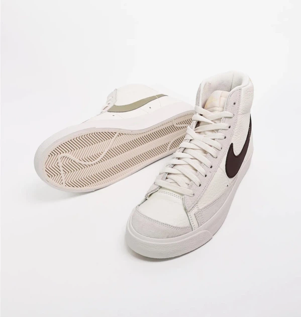 Кроссовки мужские Nike Blazer Mid 77 42 Бежевый FD0805-100 - Фото 4 Кроссовки мужские Nike Blazer Mid 77 42 Бежевый FD0805-100 - изображение 4