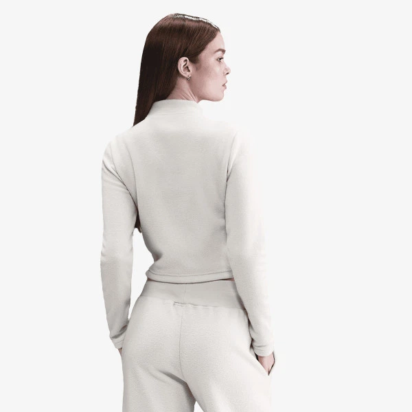 Свитшот женский Nike Sportswear Phoenix Plush Slim Long-Sleeve Cosy Fleece 1/2-Zip Top S FV8028-072 - изображение 2