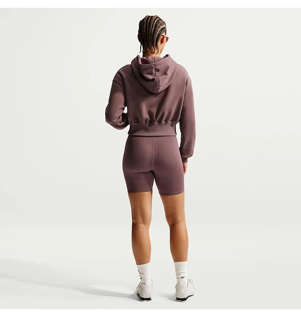 Толстовка женская Nike W Phnx Flc Crop Brown XS Коричневая HV2426-502 - изображение 5
