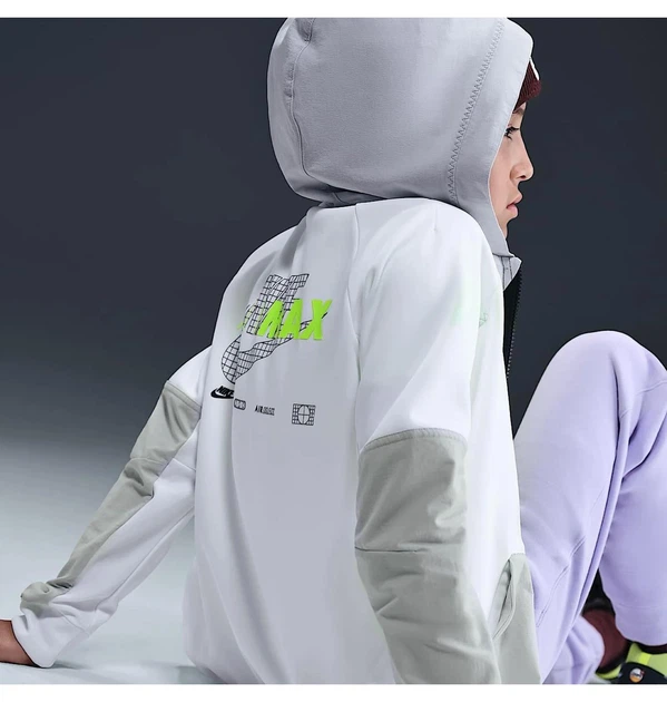 Толстовка женская Nike Air Max White L Белая DA1806-100 - изображение 4