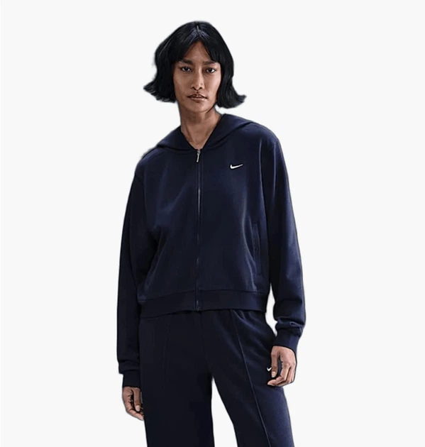 Толстовка жіноча Nike Sportswear Chill Terry Blue M Синя FN2415-410 - Фото 1 Толстовка жіноча Nike Sportswear Chill Terry Blue M Синя FN2415-410 - зображення 1