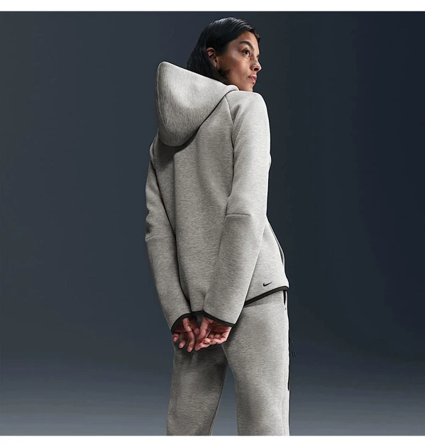 Толстовка женская Nike Sportswear Windrunner Tech Fleece Grey XS Серая HV6747-063 - изображение 2