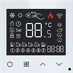 WiFi терморегулятор для теплого пола 1DAL | Белый, Сенсорный (P86-TR.WF.WT) - изображение 3