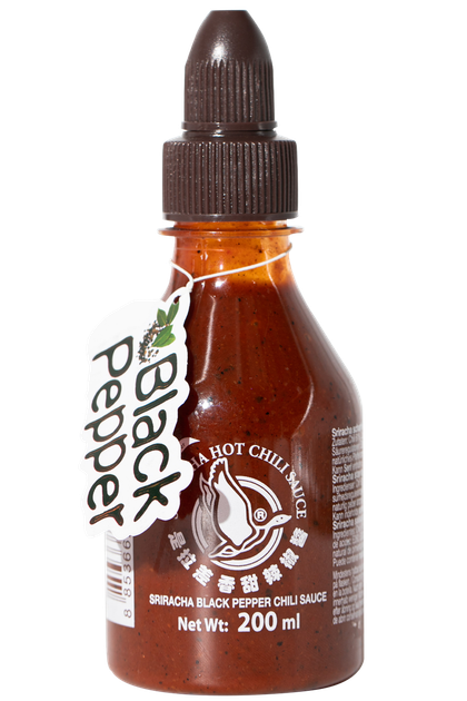 Соус шрирача с черным перцем Flying Goose Brand 200 мл - Фото 1 Соус шрирача с черным перцем Flying Goose Brand 200 мл - изображение 1