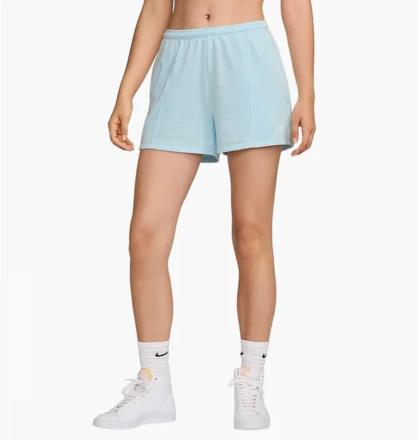 Шорты женские Nike W Nsw Nk Chll Ft Mr 4In Short XS Голубой HF6940-474 - Фото 2 Шорты женские Nike W Nsw Nk Chll Ft Mr 4In Short XS Голубой HF6940-474 - изображение 2