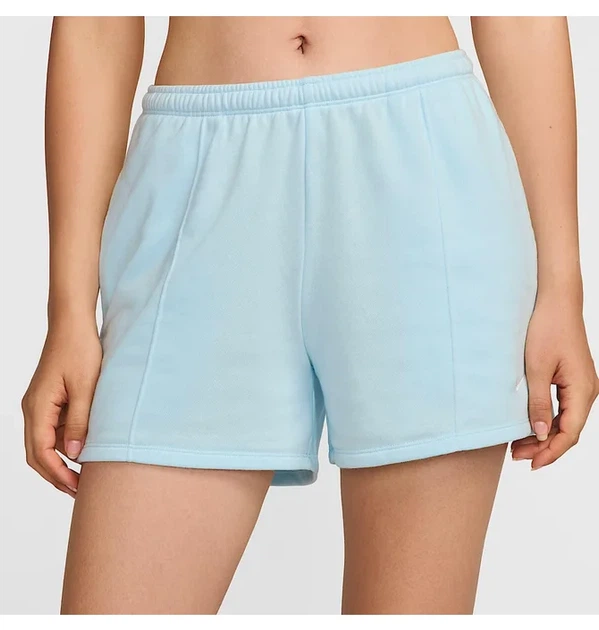 Шорты женские Nike W Nsw Nk Chll Ft Mr 4In Short XS Голубой HF6940-474 - Фото 1 Шорты женские Nike W Nsw Nk Chll Ft Mr 4In Short XS Голубой HF6940-474 - изображение 1