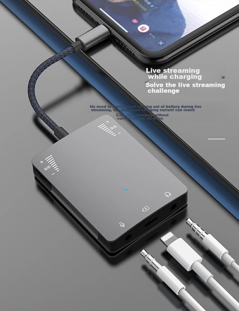 Конвертор потокового відео JOWOYE JZ02 Lightning - mini-Jack 3.5 мм - зображення 12