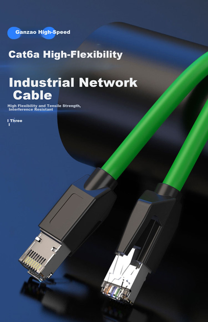 Патч-корд Rongweisheng Cat 6 двойное екранування 1 Гбит/с 3 м (RWS-QZ-602) - изображение 4