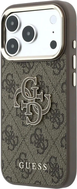 Etui Guess 4G & Big Resin Logo do Apple iPhone 18 Pro / 17 Pro Brown (3666339653668) - Zdjęcie 9 Etui Guess 4G & Big Resin Logo do Apple iPhone 18 Pro / 17 Pro Brown (3666339653668) - obraz 9