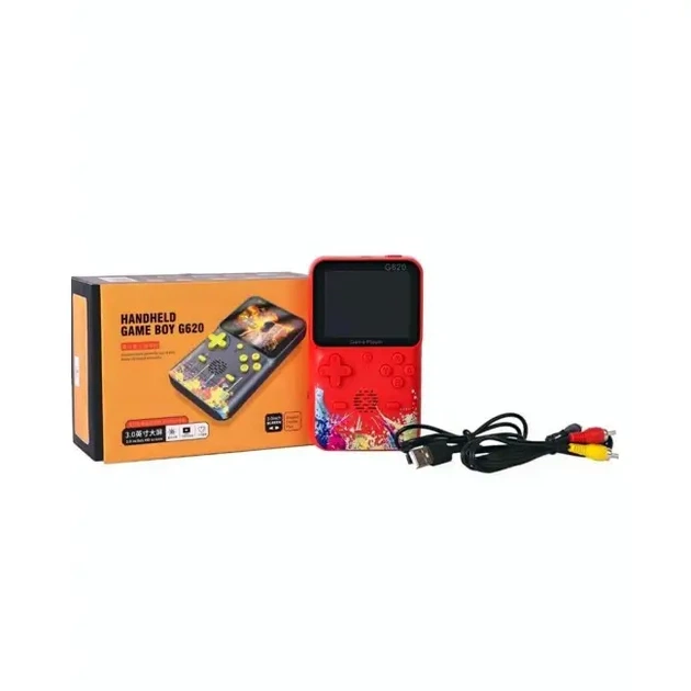 Портативная игровая консоль Handheld Game Boy G 620 100 игр 3 дюйма - изображение 2