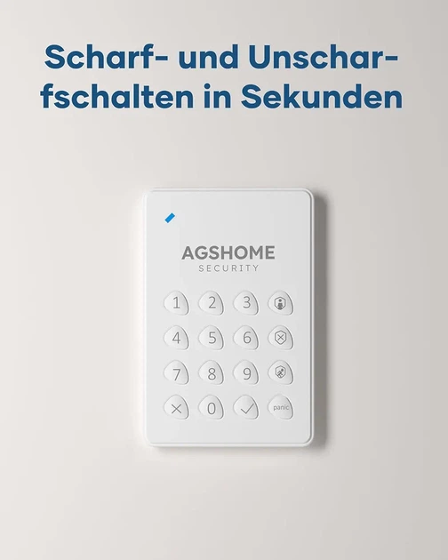 Сигнализация AGSHOME 15 в 1 WiFi 120 дБ, датчики дверей и окон, движения, Smart Life, Alexa, Google Assistant - Фото 2 Сигнализация AGSHOME 15 в 1 WiFi 120 дБ, датчики дверей и окон, движения, Smart Life, Alexa, Google Assistant - изображение 2
