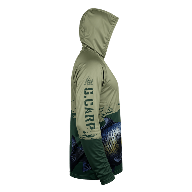 Джерси с капюшоном GC G.Carp Swamp Sun Hoodie L - изображение 3