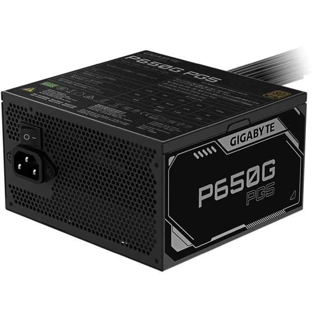 Блок живлення GIGABYTE GP-P650G PG5 (650W, ATX 3.1, PCIe 5.1, 80 Plus Gold) - изображение 5