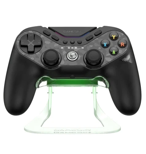 Геймпад GameSir Tarantula Pro (Charging Station Edition), Black, бездротовий (Bluetooth / USB 2.4GHz / Type-C), для ПК / Switch / Android / iOS / Steam, 25 кнопок / 2 аналогові стіки / D-Pad, вібрація, 3.5 мм, акумулятор 1200 mAh - Фото 1 Геймпад GameSir Tarantula Pro (Charging Station Edition), Black, бездротовий (Bluetooth / USB 2.4GHz / Type-C), для ПК / Switch / Android / iOS / Steam, 25 кнопок / 2 аналогові стіки / D-Pad, вібрація, 3.5 мм, акумулятор 1200 mAh - зображення 1