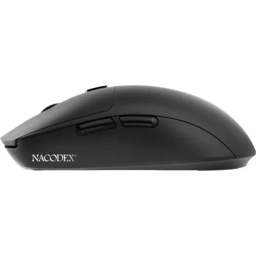 Миша бездротова Ajazz NJ07 Combo, Black, Bluetooth / 2.4GHz / Type-C, оптична (сенсор PixArt PAW3311), до 24000 dpi, перемикачі Huano, 6 кнопок, 300 mAh, радіус дії до 10 м (NJ07-MC-B) - Фото 4 Миша бездротова Ajazz NJ07 Combo, Black, Bluetooth / 2.4GHz / Type-C, оптична (сенсор PixArt PAW3311), до 24000 dpi, перемикачі Huano, 6 кнопок, 300 mAh, радіус дії до 10 м (NJ07-MC-B) - изображение 4