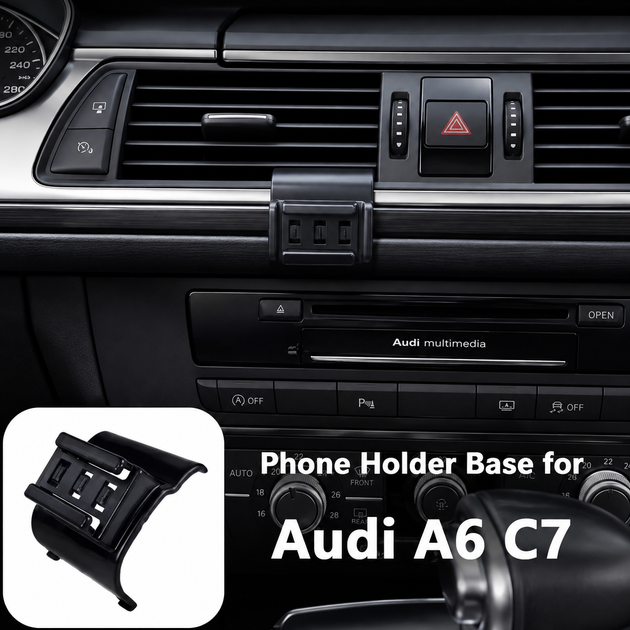 Держатель телефона для Audi A6C7 (Комлект: основа для панели Audi A6C7 + держатель MagSafe). - Фото 5 Держатель телефона для Audi A6C7 (Комлект: основа для панели Audi A6C7 + держатель MagSafe). - изображение 5