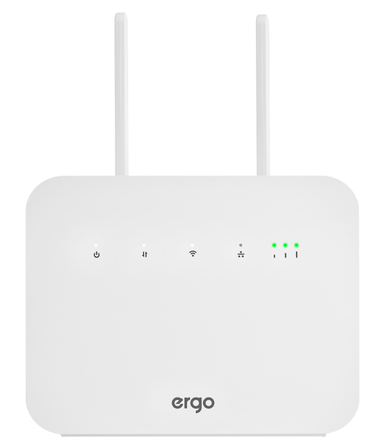 4G Wi-Fi комплект для квартири та блекаутів ERGO R291b + 2 антени Mobile Guard Mini, автоматичний резерв 4G до 10 годин - Фото 3 4G Wi-Fi комплект для квартири та блекаутів ERGO R291b + 2 антени Mobile Guard Mini, автоматичний резерв 4G до 10 годин - зображення 3