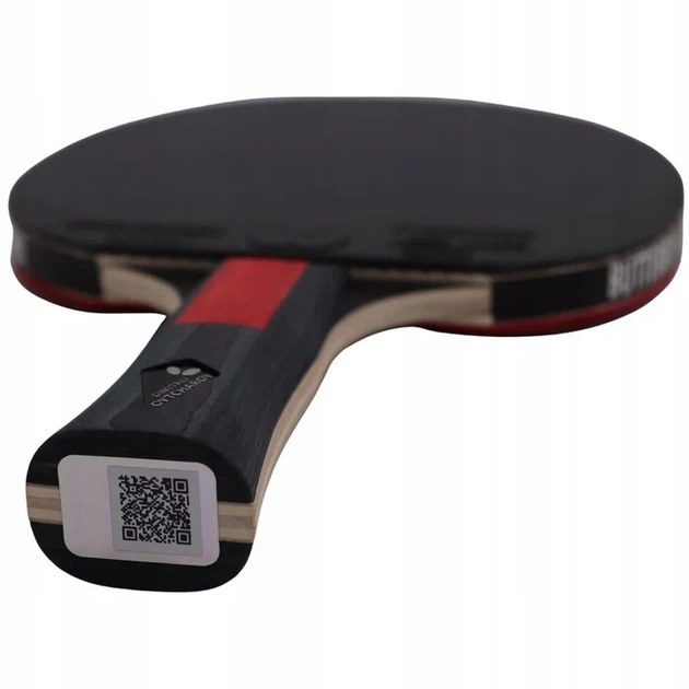 Ракетка для настільного тенісу Butterfly Ovtcharov Ruby 85227 2 мм 90/90/95 Ергономічна ручка - Фото 3 Ракетка для настільного тенісу Butterfly Ovtcharov Ruby 85227 2 мм 90/90/95 Ергономічна ручка - зображення 3