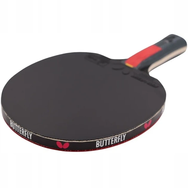 Ракетка для настільного тенісу Butterfly Ovtcharov Ruby 85227 2 мм 90/90/95 Ергономічна ручка - Фото 5 Ракетка для настільного тенісу Butterfly Ovtcharov Ruby 85227 2 мм 90/90/95 Ергономічна ручка - зображення 5