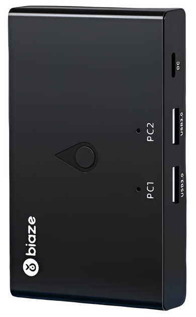 KVM-перемикач Biaze KVM30 4-портовий USB 2.0 - Фото 1 KVM-перемикач Biaze KVM30 4-портовий USB 2.0 - зображення 1