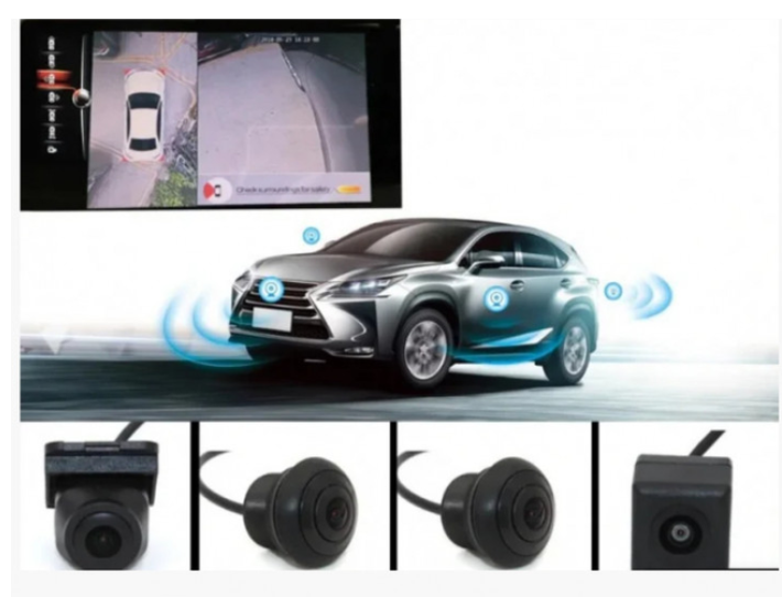 Автомобильная камера ночного видения Car Cam 360 градусов Panoramic Night Vision Pro HD 6907 Система кругового обзора для авто - Фото 8 Автомобильная камера ночного видения Car Cam 360 градусов Panoramic Night Vision Pro HD 6907 Система кругового обзора для авто - изображение 8