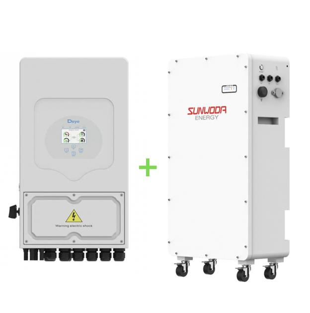 Комплект енергонезалежності Deye SUN-6K-SG05LP1-EU + Sunwoda Atrix Max-16L-P ( 6kW /16 kWh ) - Фото 1 Комплект енергонезалежності Deye SUN-6K-SG05LP1-EU + Sunwoda Atrix Max-16L-P ( 6kW /16 kWh ) - зображення 1