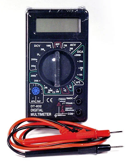 Мультиметр Digital DT-832 - Фото 3 Мультиметр Digital DT-832 - зображення 3