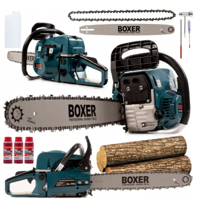 Бензопила цепная BOXER BX-102 52 см³ Пила бензиновая с антивибрационной системой Бензопила двухтактная - Фото 9 Бензопила цепная BOXER BX-102 52 см³ Пила бензиновая с антивибрационной системой Бензопила двухтактная - изображение 9