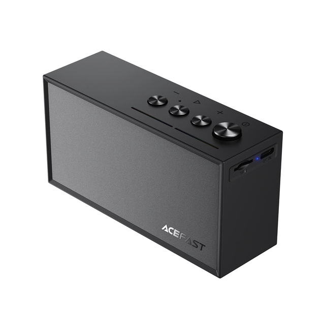 Портативна колонка ACEFAST K9 Go 1200 mAh 10 год IPX4 вологозахист Чорний (6974316286301) - зображення 5