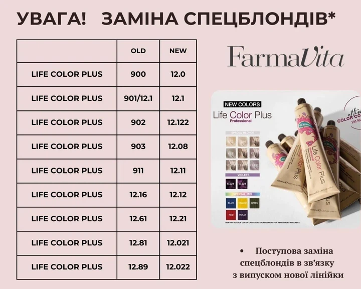 Стійка крем-фарба для волосся FarmaVita Life Color Plus 12/0 спеціальний блондин натуральний 100 мл - изображение 2