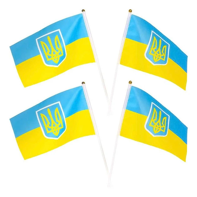 Государственный флаг "Украина" 2-35, 30х45 см (96058) - Фото 1 Государственный флаг "Украина" 2-35, 30х45 см (96058) - изображение 1