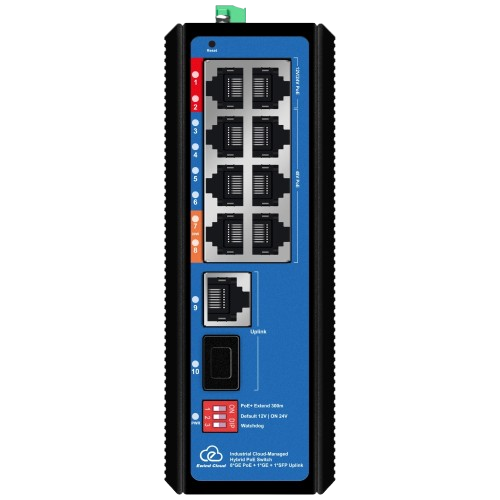 Коммутатор Ewind EW-EPIS3910SH-8GE AI управляемый настольный 10 портов 120/200 Вт PoE - изображение 2