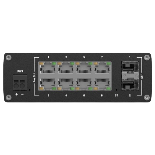 Коммутатор Teltonika TSW202 управляемый настольный 8 портов 240 Вт PoE+ - изображение 2