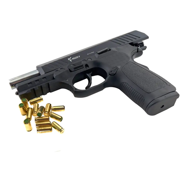 Стартовый пистолет Kuzey A100 black, с доп. магазином (SIG Sauer P365) - изображение 3