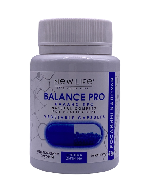 Дієтична добавка Balans Pro Триптофан New Life 60 рослинних капсул