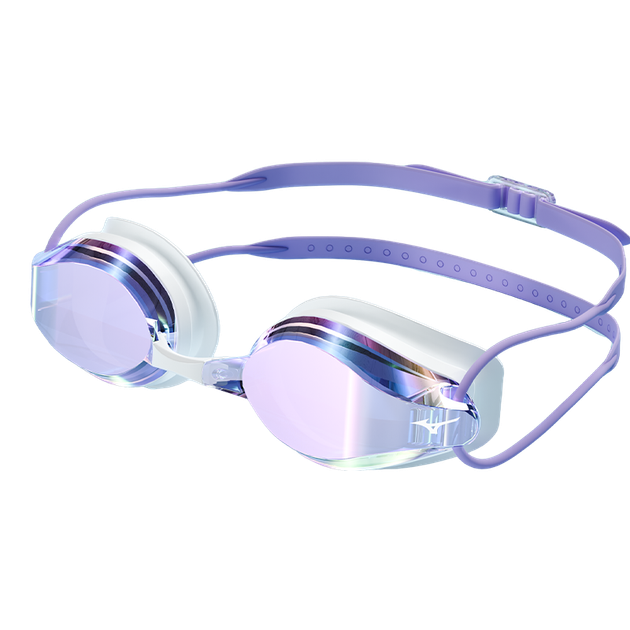 Очки для плавания зеркальные Mizuno C021, фиолетовые - Фото 4 Очки для плавания зеркальные Mizuno C021, фиолетовые - изображение 4