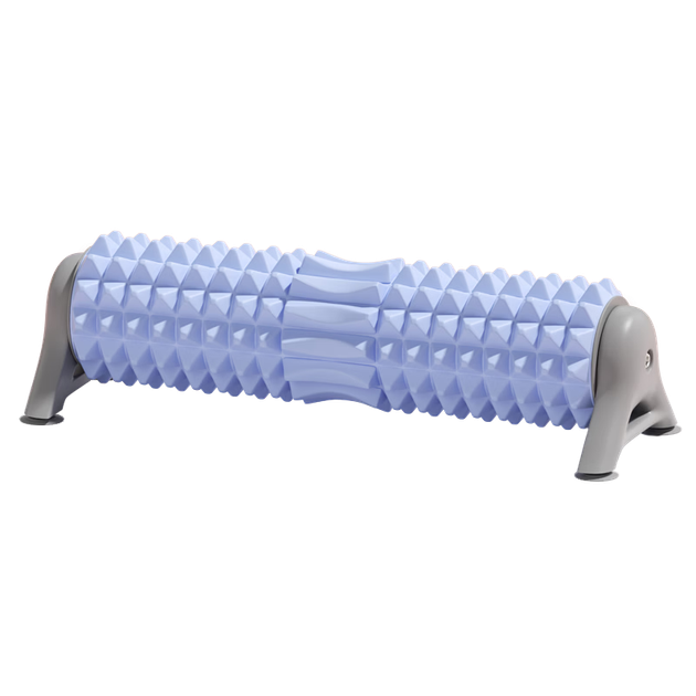 Массажный ролик Yottoy Bracket Foam Roller Stick Fixed Wolf Tooth Professional Massage Roller Fitness Tool Yoga Column Caro Blue - Фото 4 Массажный ролик Yottoy Bracket Foam Roller Stick Fixed Wolf Tooth Professional Massage Roller Fitness Tool Yoga Column Caro Blue - изображение 4