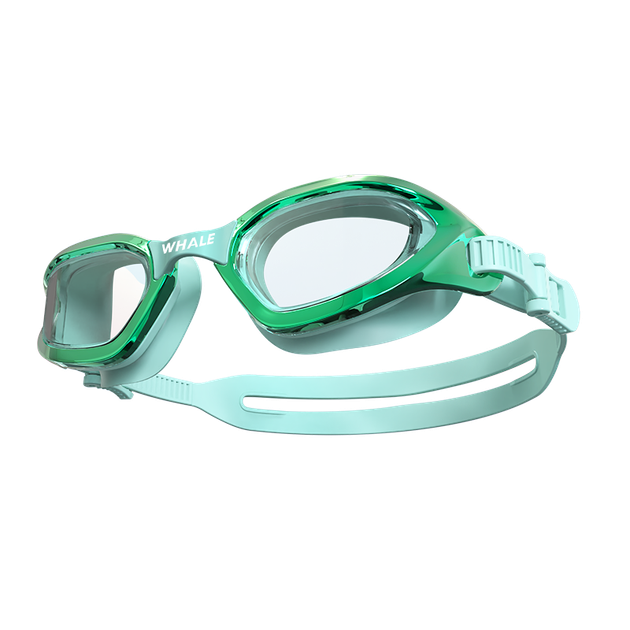 Очки для плавания детские SPRING SWHALE NM-85004, зелено-прозрачные - изображение 4