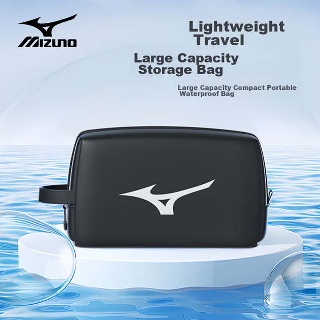 Сумка для плавания MIZUNO, унисекс, многофункциональная, водостойкая, большая вместимость, для спорта и фитнеса, ручная, портативная, сумка для хранения вещей для плавания, 2007, черная - Фото 5 Сумка для плавания MIZUNO, унисекс, многофункциональная, водостойкая, большая вместимость, для спорта и фитнеса, ручная, портативная, сумка для хранения вещей для плавания, 2007, черная - изображение 5