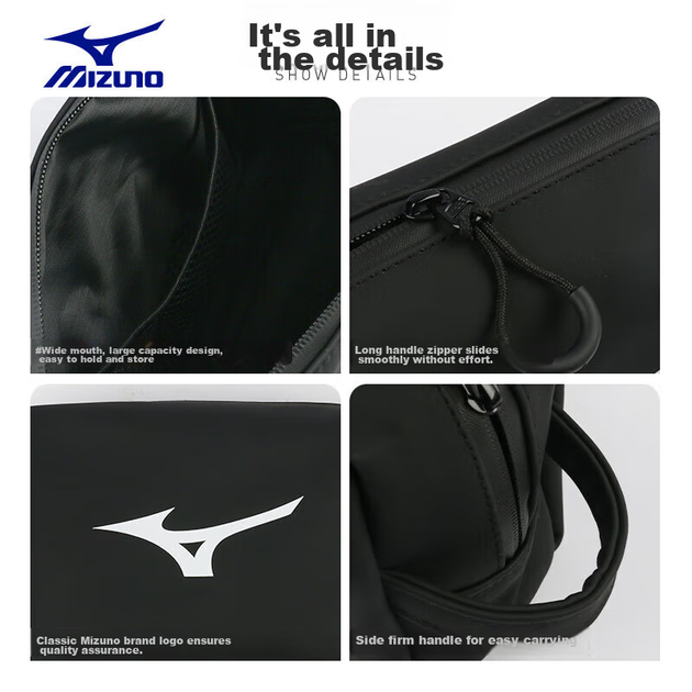 Сумка для плавания MIZUNO, унисекс, многофункциональная, водостойкая, большая вместимость, для спорта и фитнеса, ручная, портативная, сумка для хранения вещей для плавания, 2007, черная - Фото 9 Сумка для плавания MIZUNO, унисекс, многофункциональная, водостойкая, большая вместимость, для спорта и фитнеса, ручная, портативная, сумка для хранения вещей для плавания, 2007, черная - изображение 9