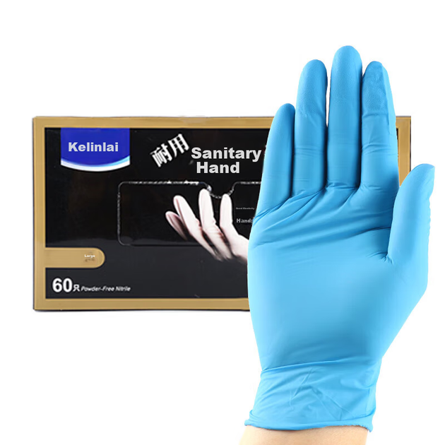 Захисні рукавички Kelinlai Thickened Durable, розмір L, 60 штук/коробка - Фото 4 Захисні рукавички Kelinlai Thickened Durable, розмір L, 60 штук/коробка - зображення 4