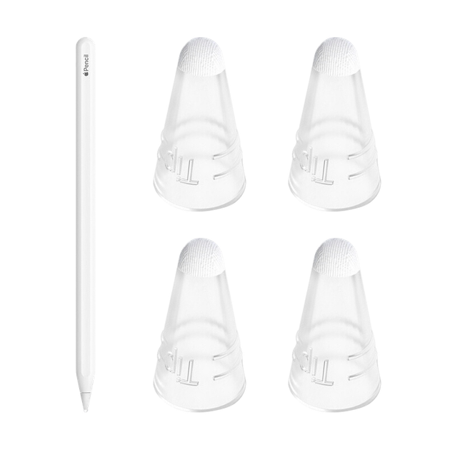 Змінні наконечники LANGLING для Apple Pencil 1/2 6 шт Transparent - Фото 2 Змінні наконечники LANGLING для Apple Pencil 1/2 6 шт Transparent - зображення 2