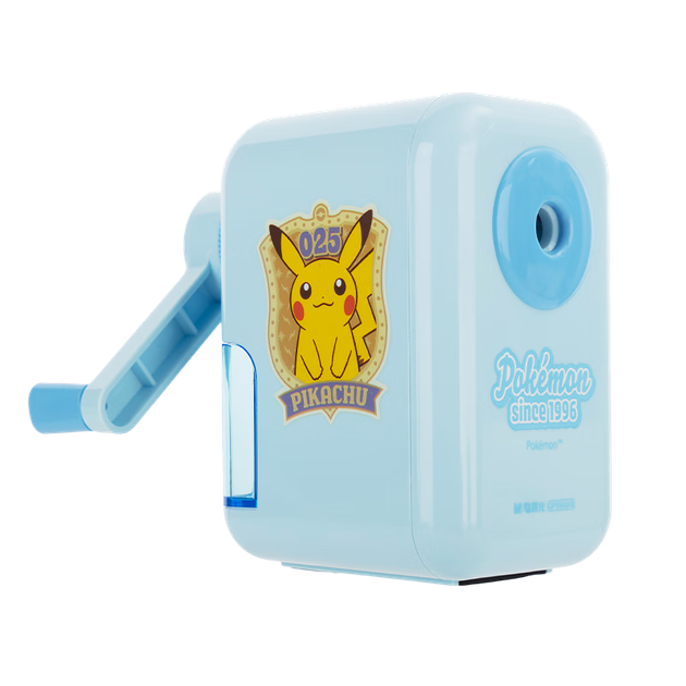M&G Канцелярські товари Pokemon Collaboration Початкова школа Точилка для олівців Ручна роторна точилка для олівців для ескізів Синій QPS906X822 - Фото 4 M&G Канцелярські товари Pokemon Collaboration Початкова школа Точилка для олівців Ручна роторна точилка для олівців для ескізів Синій QPS906X822 - зображення 4