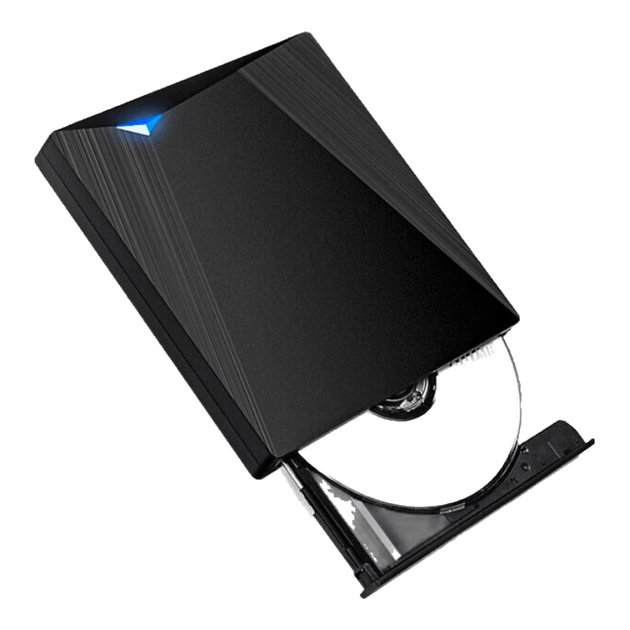 Зовнішній оптичний привід Newmine DRW-811 USB, швидкість 8x, зовнішній DVD-привід, портативний оптичний привід, зовнішній оптичний привід - зображення 4
