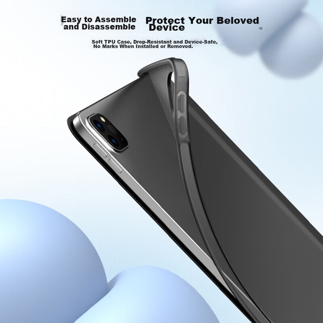 Чехол для планшета Apple iPad Air 11" 2026/2025/2024 A Little Flower Black - изображение 8