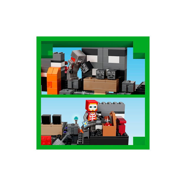 Конструктор LEGO Minecraft Битва за Візер 494 деталі (21590) - зображення 7