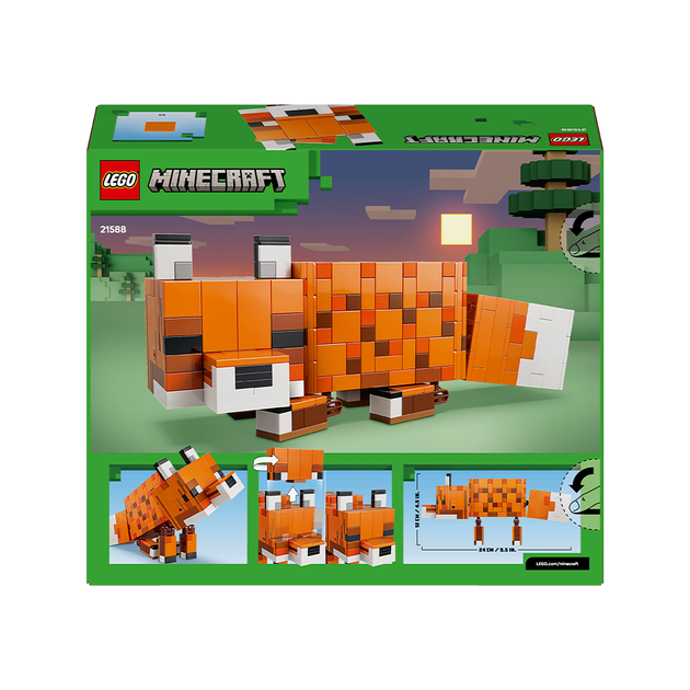 Конструктор LEGO Minecraft Лиса 497 деталей (21588) - Фото 2 Конструктор LEGO Minecraft Лиса 497 деталей (21588) - изображение 2
