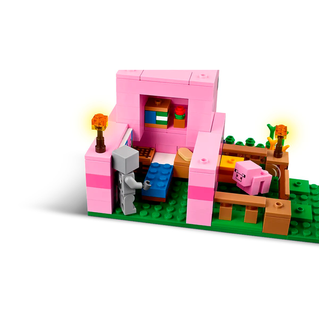 Конструктор LEGO Minecraft Домик для поросенка 238 деталей (21268) - изображение 6